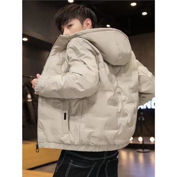青年羽絨棉服男士韓版修身連帽短款棉衣外套冬季加厚保暖御寒棉襖