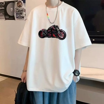 限時特價夏季美式嘻哈字母印花 純棉短袖T恤 男潮牌設計感 小眾 寬鬆 情侶 上衣 短袖t恤 棉