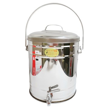 單層大容量304不鏽鋼茶水桶 26cm 16L  銀色  1個