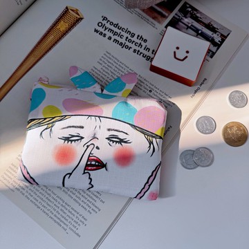 NEW 豬鼻女 卡套零錢包