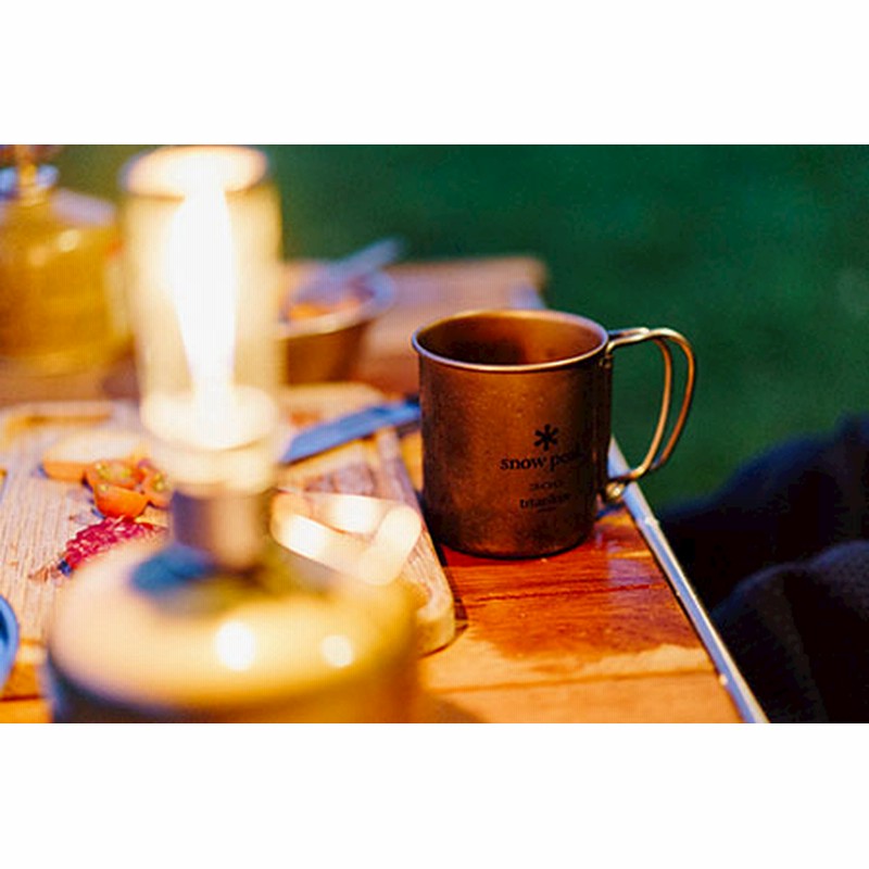 □ peak マグカップ 3点（600、450、300）セット□ snowpeakチタン