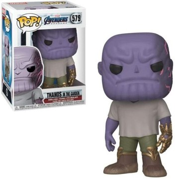 FUNKO POP 579 漫威 復仇者聯盟 終局之戰 薩諾斯休閒裝w/手套 Thanos 公仔 收藏 代理版