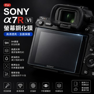 SONY A7R6 螢幕鋼膜 A7RVI貼膜A7R6保護膜A7R6相機螢幕A7R6螢幕膜A7R6相機膜配件
