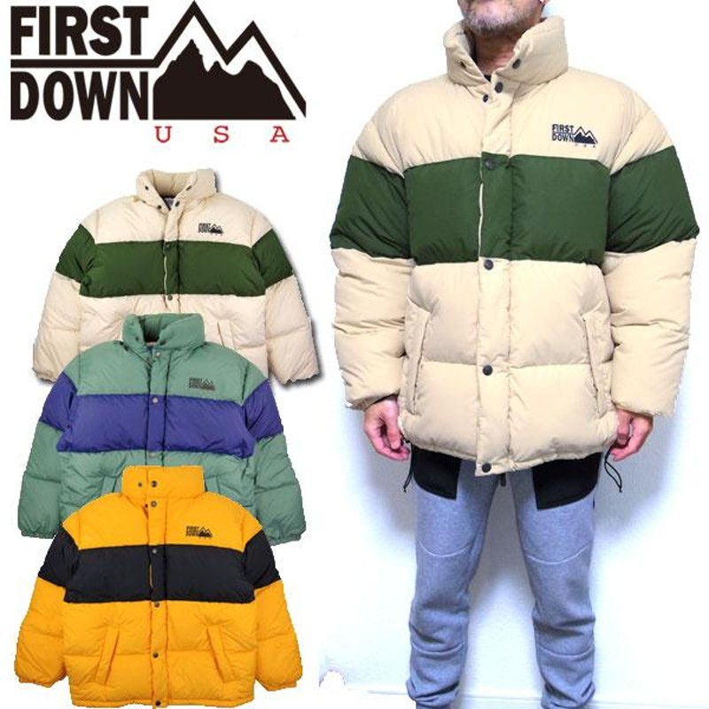 ファーストダウン ダウン アウター ジャケット FIRST DOWN メンズ レディース RITZ EXCLUSIVE DOWN JACKET  F142541C 21 セール オーバーサイズ | LINEブランドカタログ