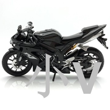 新品摩托車模型玩具雅馬哈R1合金仿真賽車機車金屬擺件成人禮物男