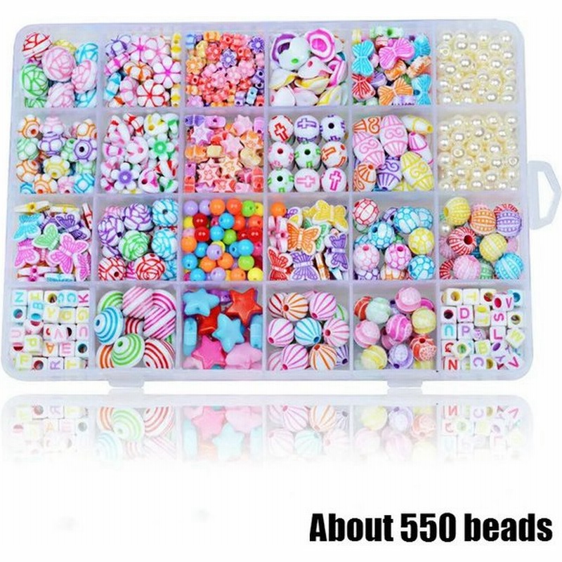女 子クリエイティブdiy ビーズ おもちゃ全体アクセサリーセット子供アートクラフト教育おもちゃ子供 ギフト 通販 Lineポイント最大0 5 Get Lineショッピング