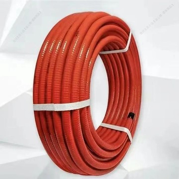 【附發票】熱水器通用冷熱水管304包膠不鏽鋼波紋管高溫家用4分加厚防爆軟管
