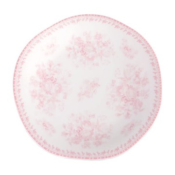 【Luzerne】陸升瓷器 Lancaster 27cm 圓形取盤-粉 /LC1401027