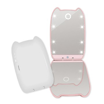 led隨身化妝補光鏡 適用 隨身化妝鏡 補光鏡子 隨身補光鏡