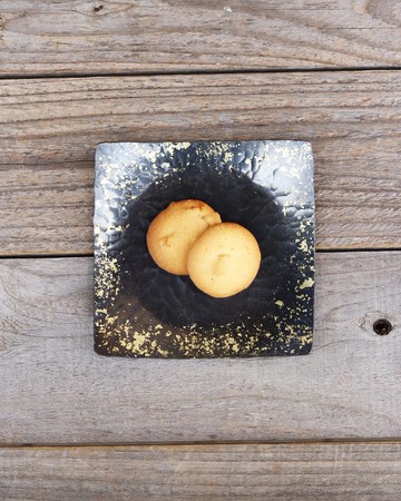 黑染金箔散落方形杯墊