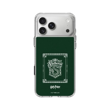 iPhone 17 Pro Max Clear Case（相機按鈕） 透明 - 哈利波特 Harry Potter - 史萊哲林