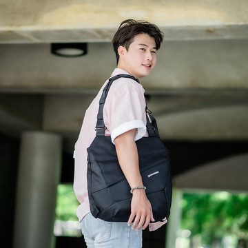 NIID x Radiant Hybrid 雙用托特包 - 迷幻黑