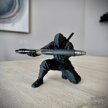 超高CP值📢忍者筆筒3d打印桌面裝飾擺件筆架/文具收納個性創意桌面擺9釐米高ht41