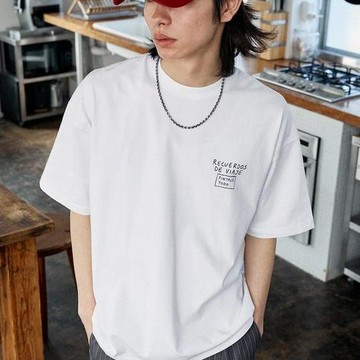 FREAK'S STORE LOVE POP STUDIO TRAVEL NOTE 字體印花 T恤