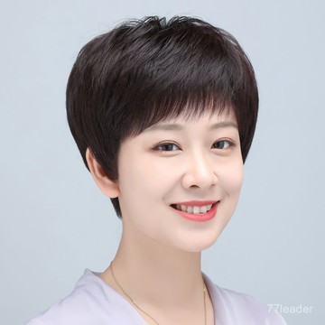 迴購8成💯 短髮假髮女掛耳短髮時尚自然減齡真髮全頭套假髮套造型全真人髮 IGJS