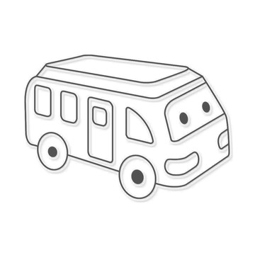 AMOS 阿摩司 S72 公車 壓克力模型版-小款  1個