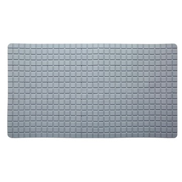PVC浴室防滑墊 灰色 背面附吸盤  71 x 40cm  1個