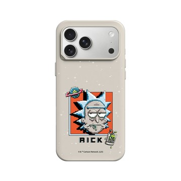 iPhone 17 Pro Max SolidX 貝殼灰 - 瑞克和莫蒂 Rick and Morty - Pixel瑞克
