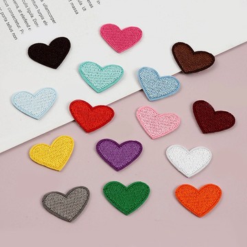 布貼 （愛心、花朵、星星）刺繡布貼 刺繡貼 熨燙布貼 遮瑕補丁貼 DIY衣服裝飾 客製化布貼  客製化禮品專家