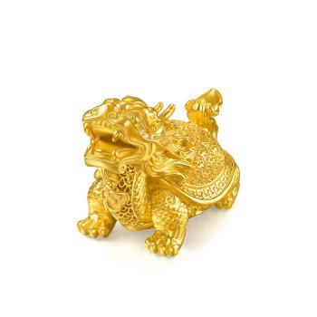 Cultural Blessings 「文化祝福」 福壽龍龜 黃金擺件