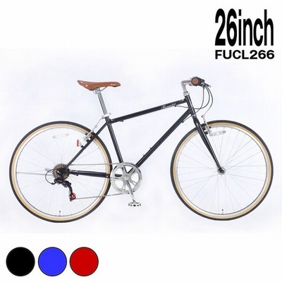 クロスバイク 26インチ 自転車 シマノ6段変速 初心者 女性 新生活 入学祝い 誕生日 プレゼント おしゃれ 通勤 通学 サイクリング 送料無料 Fucl266 通販 Lineポイント最大get Lineショッピング