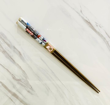 【震撼精品百貨】Hello Kitty_凱蒂貓~三麗鷗 kitty 日本地區限定版竹筷/筷子(21CM)-愛知岡崎*22141