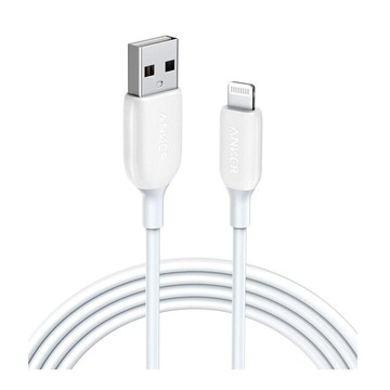 Anker Powerline III 充電線 AK-A8812021 3英尺 MFi認證 適用iPhone iPod iPad 白 [2美國直購]