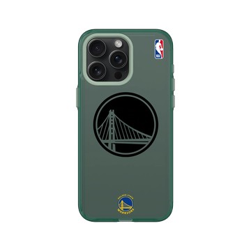 iPhone 15 Pro Max Clear 憂墨綠 - NBA - B&W-金州勇士 Golden State Warriors B&W - Light