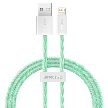 Baseus 倍思 靈動系列 IOS快充數據線 USB to iP 2.4A  1m  綠色  1條