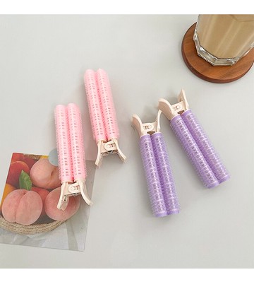 自粘固定發根9CM夾空氣劉海卷發筒八字定型神器卷劉海夾蓬松發夾