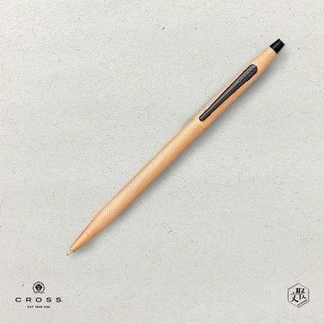 【CROSS】 Classic Century世紀玫瑰金鑽石圖騰原子筆(原廠正貨)
