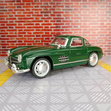 眾源興21028仿真300SL經典懷舊老爺車模型合金汽車擺件收藏玩具車