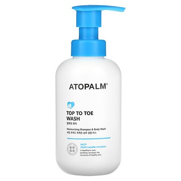 Atopalm, Top to Toe Wash，保濕洗髮水和沐浴露，10.1 液量盎司（300 毫升）
