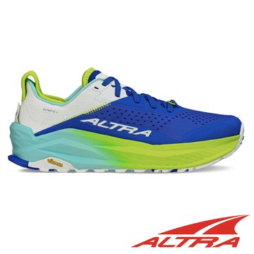 【ALTRA】OLYMPUS 6男多功能健行鞋『藍/萊姆』A0A85NJ 戶外 露營 登山 健行 休閒 時尚 多功能 健行鞋