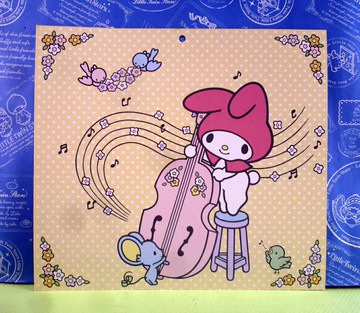 【震撼精品百貨】My Melody 美樂蒂 卡片 大提琴 花圈*43769 震撼日式精品百貨