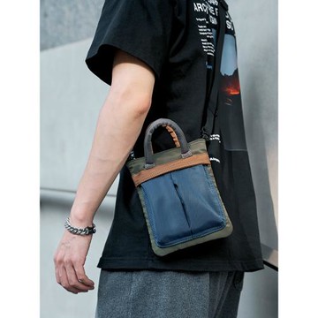 新款迷你單肩包男士百搭便攜斜挎小包背包女輕便耳機手機包腰包男