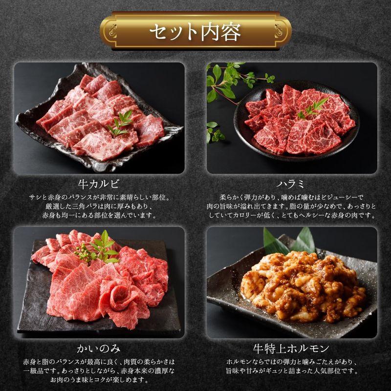 焼肉セット 特製秘伝のタレ付 4種盛 焼肉 ギフト バーベキュー 焼肉 肉 BBQ お歳暮 お中元 父の日 敬老の日