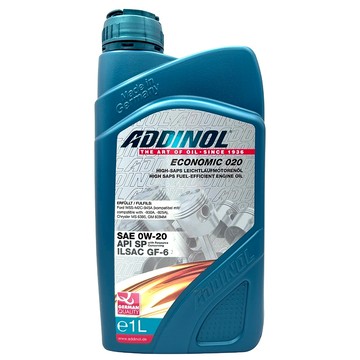 【車百購】 ADDINOL Economic 0W20 全合成機油 API SP GF-6 渦輪增壓 混合動力 1L