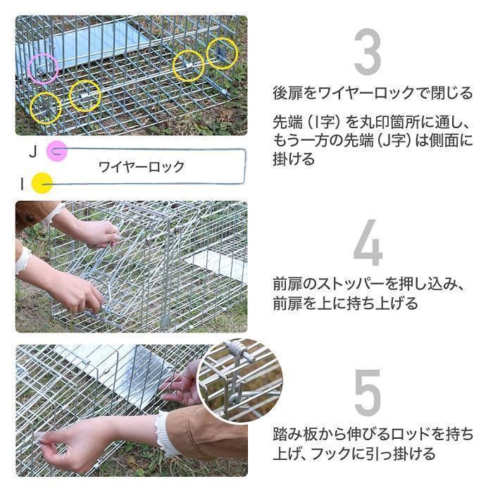 捕獲器 猫 アニマルトラップ トラップ 箱罠 イタチ 駆除 捕獲 踏板式 捕獲機 動物 小動物 子猫 罠 鼠 保護 庭 畑 餌 アニマルキャッチャー