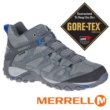 【MERRELL 美國】男GORE-TEX中筒多功能健行鞋『深灰』034555