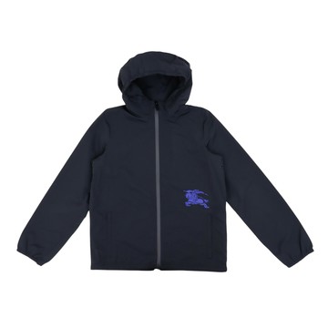 BURBERRY Kids 馬術騎士徽標連帽夾克