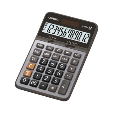 【阿翔小舖】『CASIO』12位數實用型計算機AX-120B 單台 175.5 × 110.5 ×25 mm