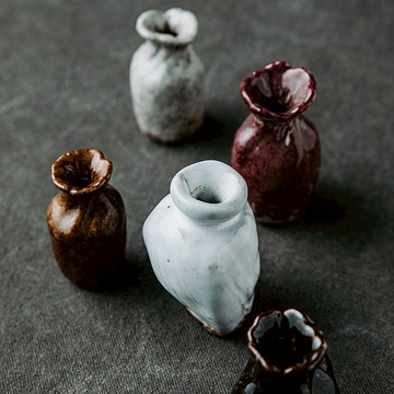 【寶來陶】山脈自然花入