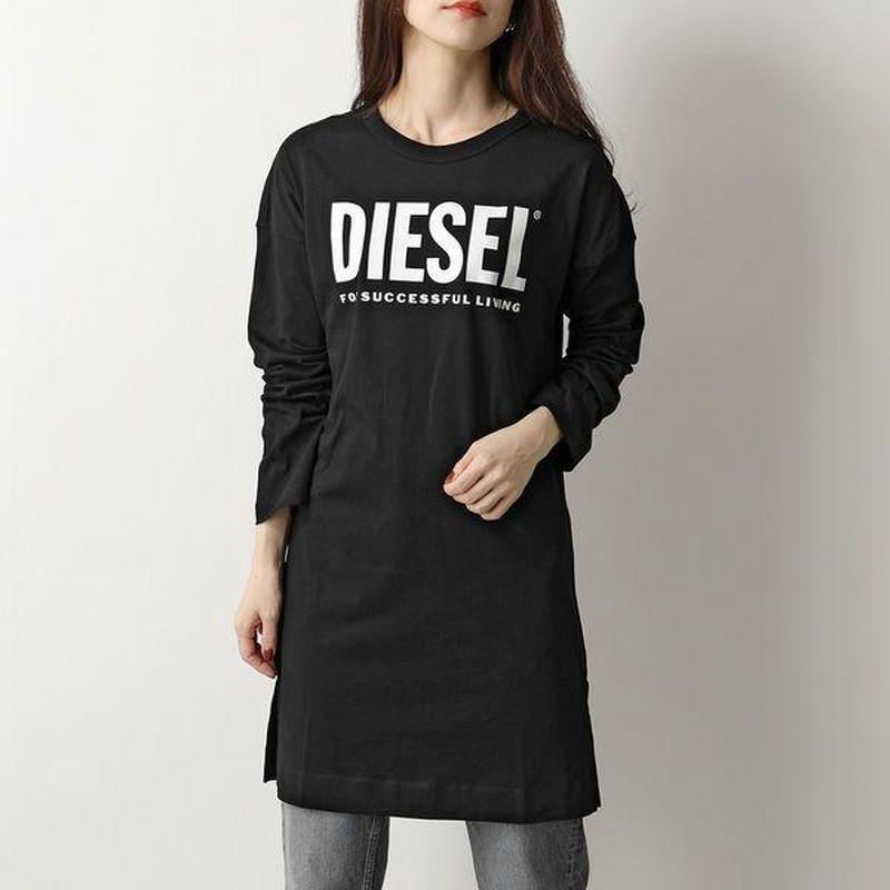 新品未使用品‼️タグ付き DIESEL グリーン 長袖チュニック ロンT
