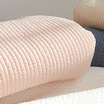 Lavish at home 全純棉 60支 棉花 睡墊  粉色  Queen (155 x 210 cm)