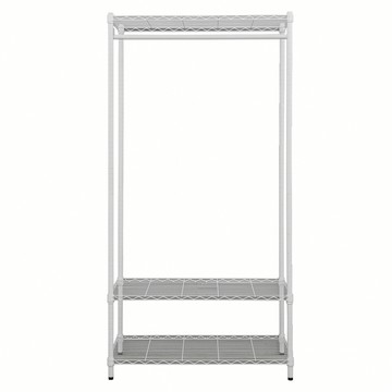 dayneeds 日需百備 輕型烤漆三層單桿衣櫥  90 x 45 x 180cm  白色  1個