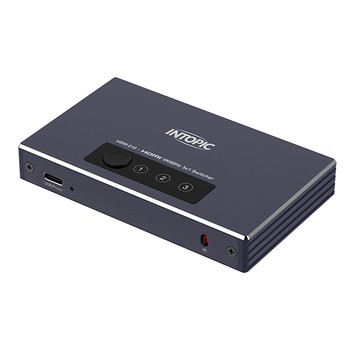INTOPIC 廣鼎 HDMI 4K60Hz 三對一切換器 附紅外線遙控器  HSW-210  1個