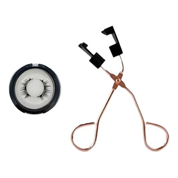 ILUDA 磁吸假睫毛 3D 量子軟磁+仿真睫毛 磁吸神器 免膠水可重複使用  小鹿款  1組