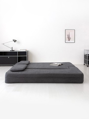 MARKETB Embossed 3-Seater Roll Pack Sofa Bed