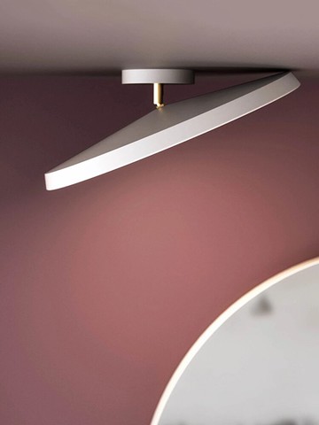 北歐風燈具吸頂燈過道燈走廊燈創意旋轉臥室燈簡約現代書房玄關燈